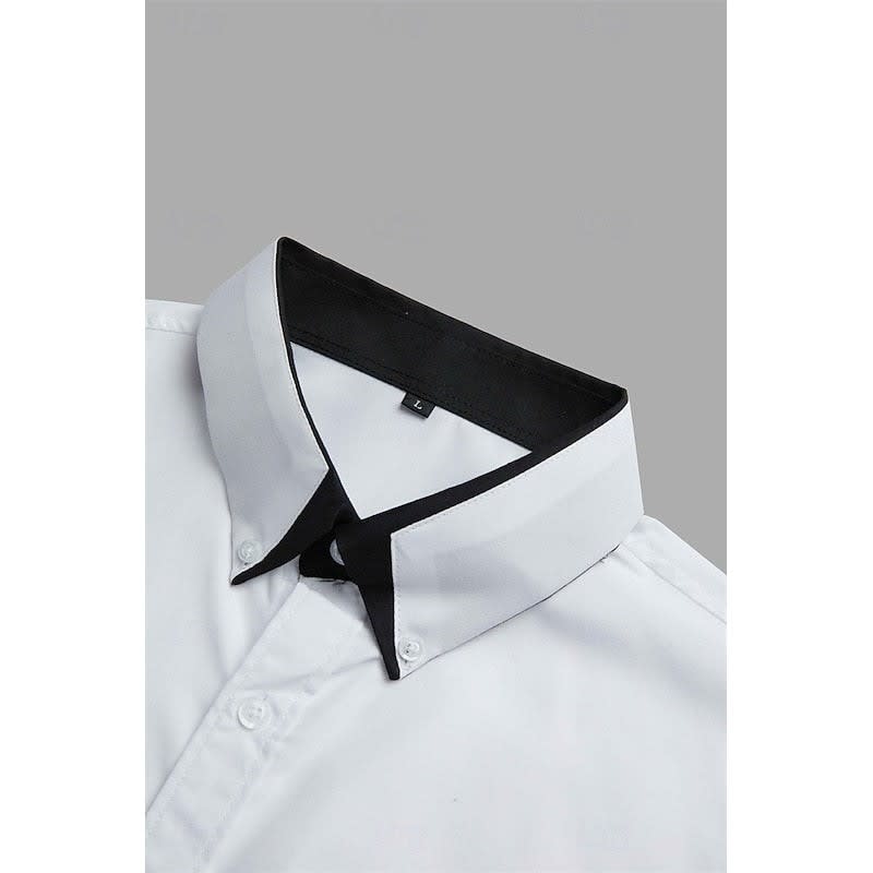 Holt Contrast Collar Button Down Shirt