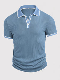 Lowell Contrast Trim Knit Polo