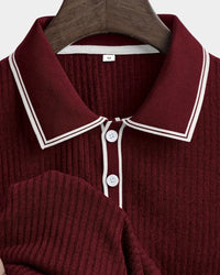 Lowell Contrast Trim Knit Polo