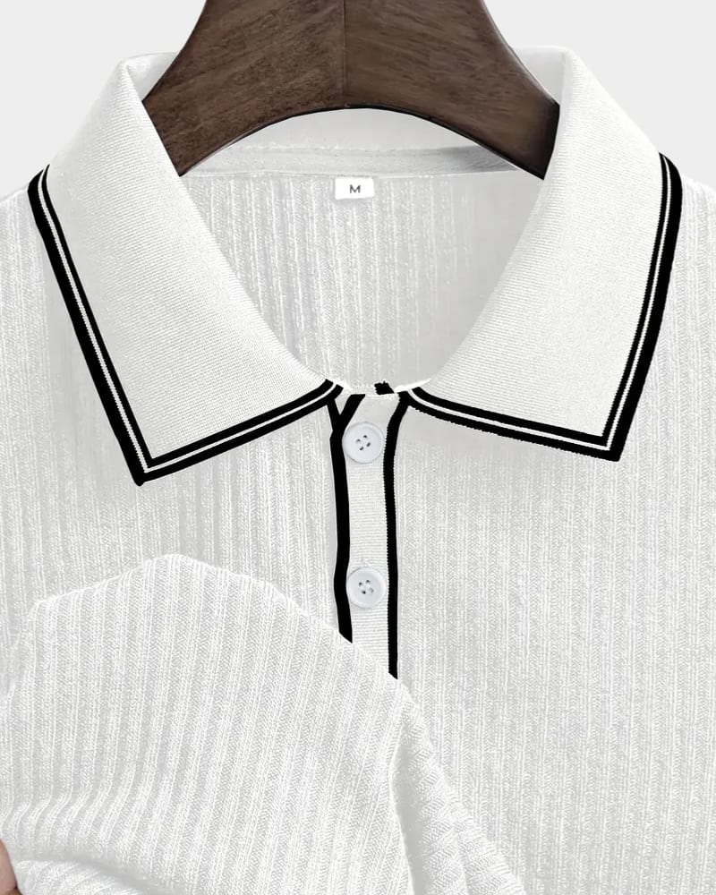 Lowell Contrast Trim Knit Polo_18