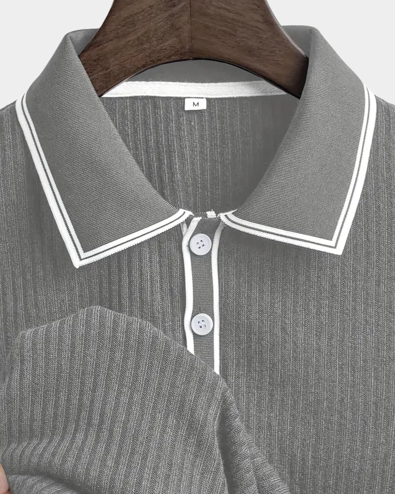 Lowell Contrast Trim Knit Polo_19