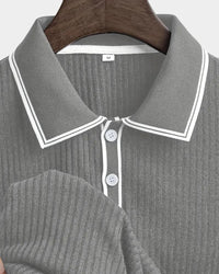 Lowell Contrast Trim Knit Polo