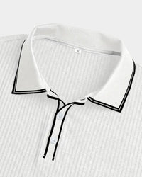 Lowell Contrast Trim Knit Polo