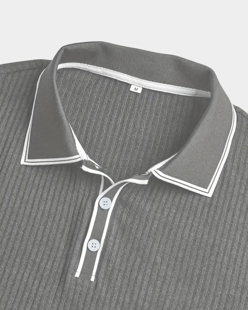 Lowell Contrast Trim Knit Polo_24