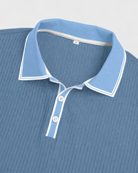 Lowell Contrast Trim Knit Polo