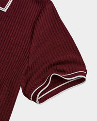 Lowell Contrast Trim Knit Polo