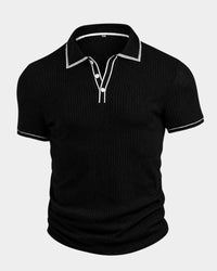 Lowell Contrast Trim Knit Polo
