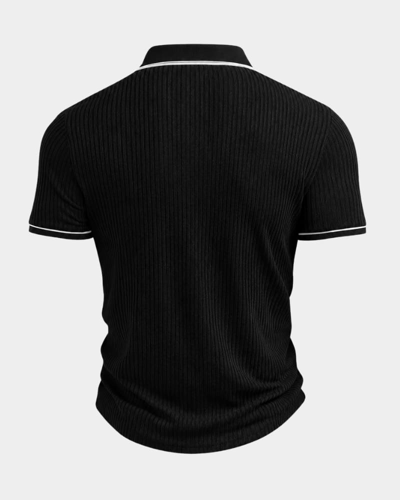 Lowell Contrast Trim Knit Polo_33