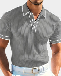 Lowell Contrast Trim Knit Polo