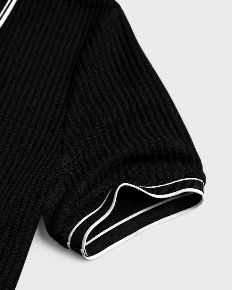Lowell Contrast Trim Knit Polo