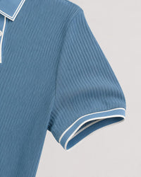 Lowell Contrast Trim Knit Polo