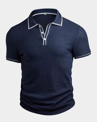 Lowell Contrast Trim Knit Polo
