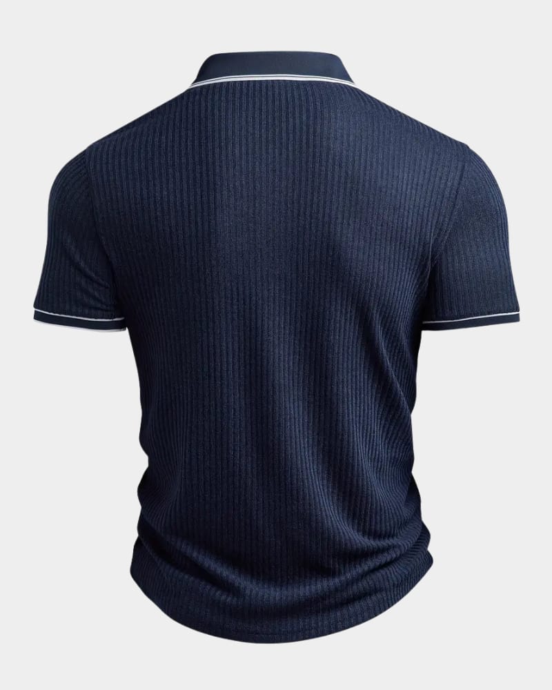 Lowell Contrast Trim Knit Polo
