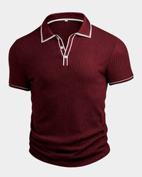 Lowell Contrast Trim Knit Polo