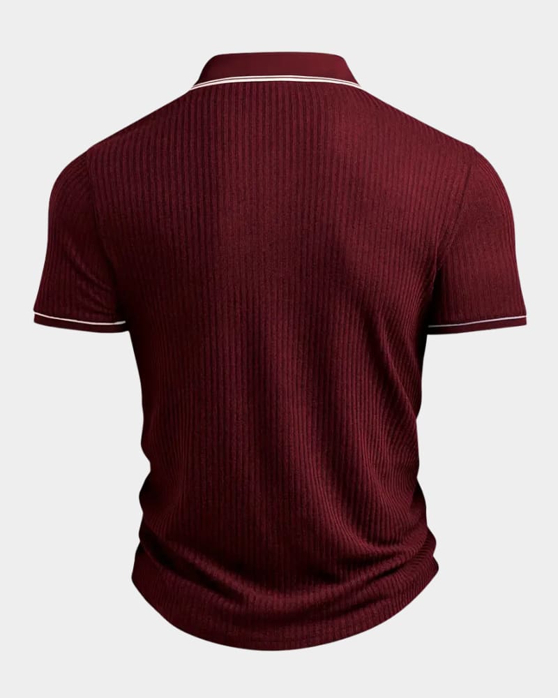 Lowell Contrast Trim Knit Polo_9