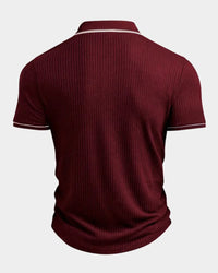 Lowell Contrast Trim Knit Polo