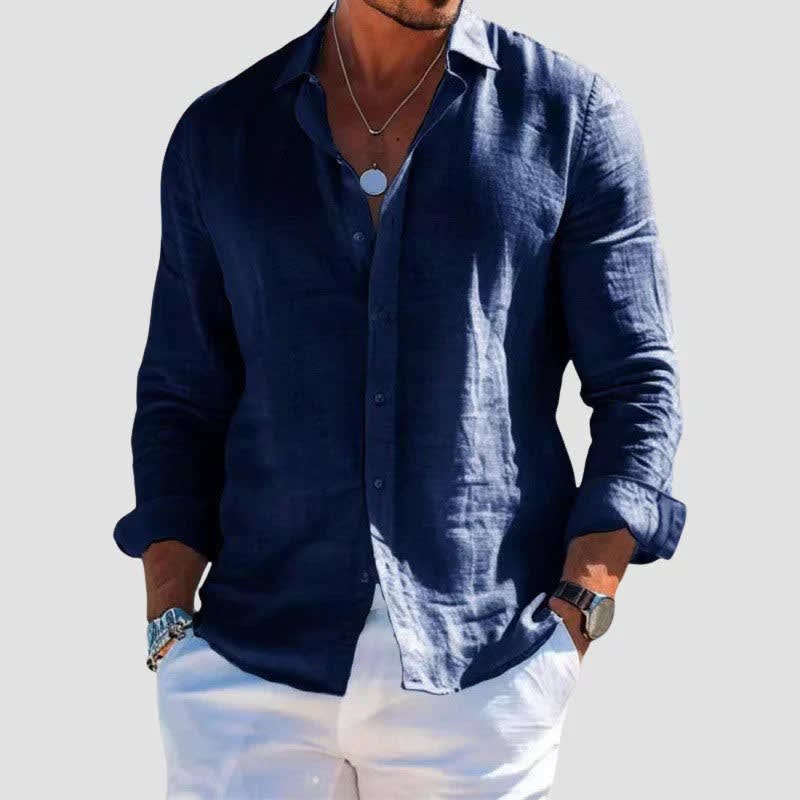 Lachlan Breathable Linen Shirt_1