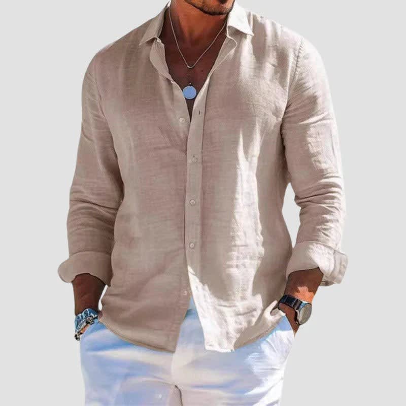 Lachlan Breathable Linen Shirt_3