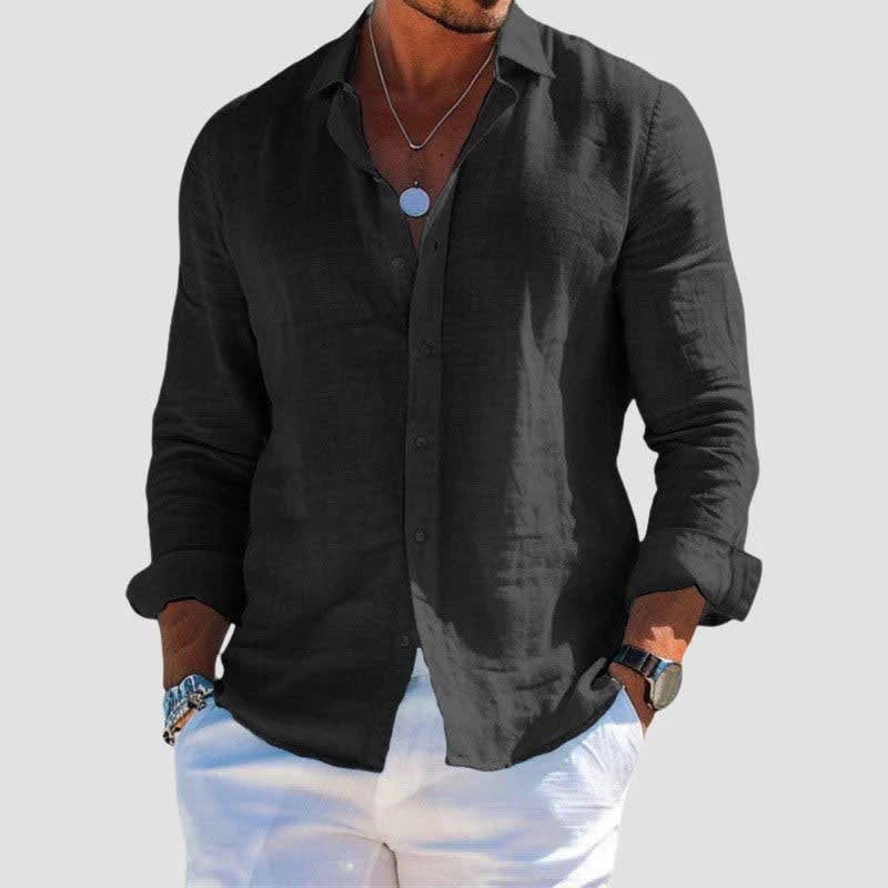 Lachlan Breathable Linen Shirt_5