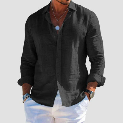 Lachlan Breathable Linen Shirt_5