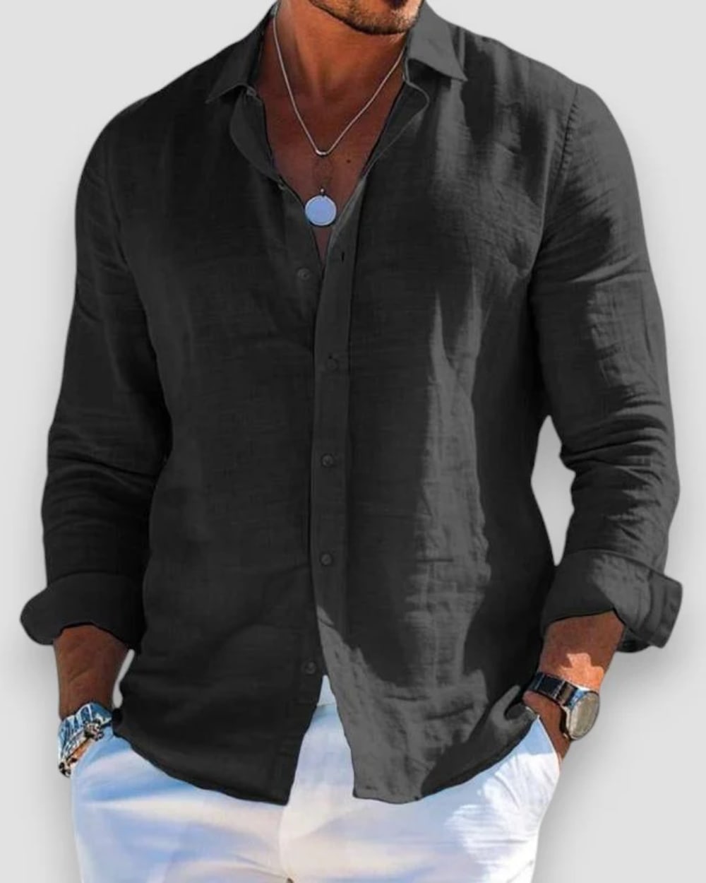 Junius Long Sleeve Button Up Shirt_3