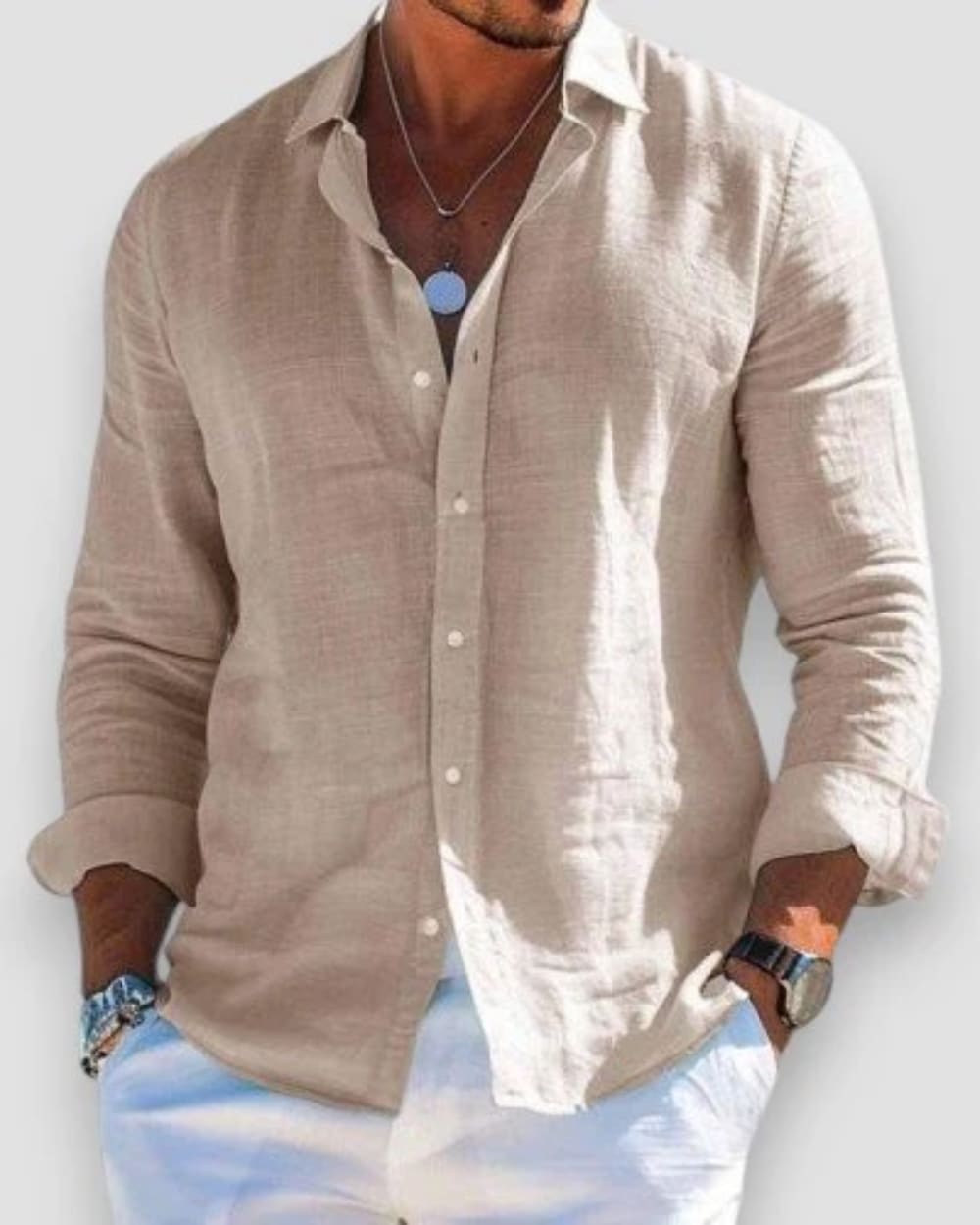 Junius Long Sleeve Button Up Shirt