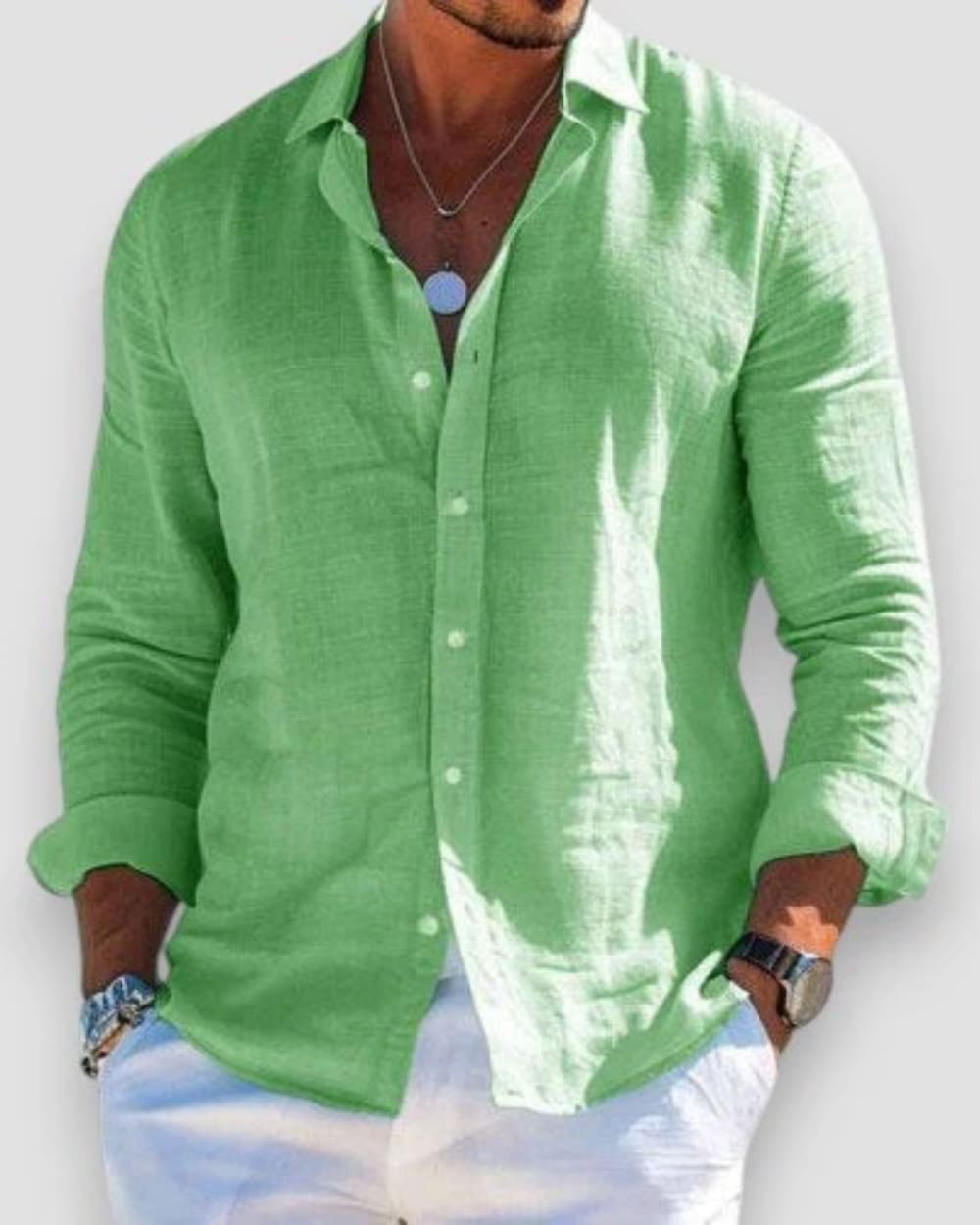 Junius Long Sleeve Button Up Shirt