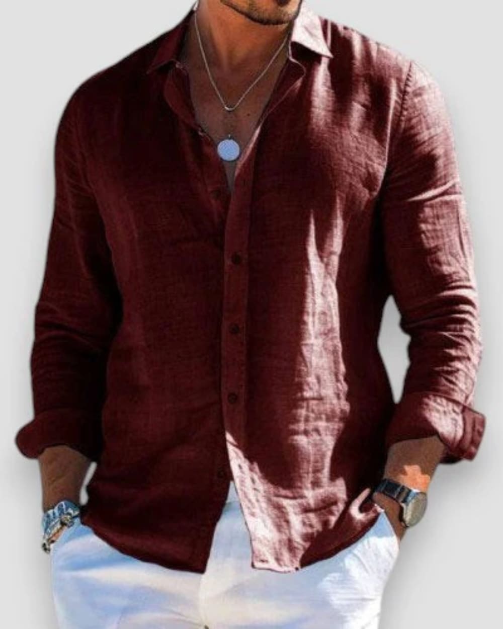 Junius Long Sleeve Button Up Shirt