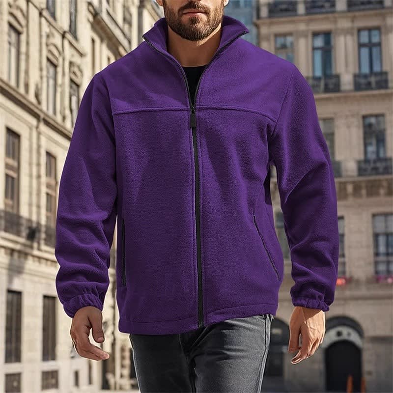 Eustace Brushed Fleece Zip Up Jacket_1