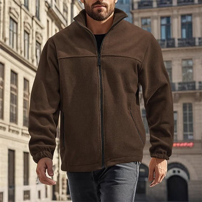 Eustace Brushed Fleece Zip Up Jacket_3
