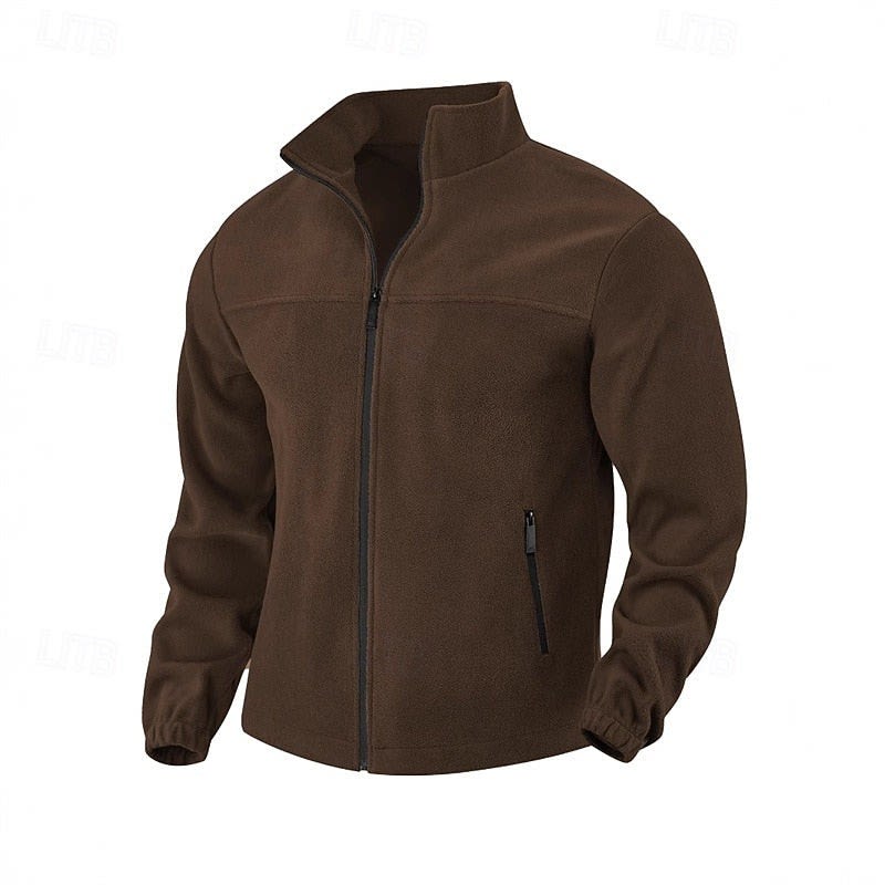 Eustace Brushed Fleece Zip Up Jacket_4