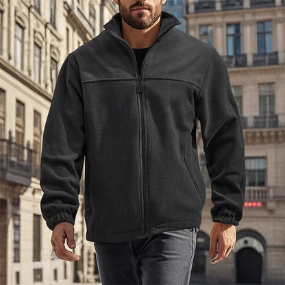 Eustace Brushed Fleece Zip Up Jacket_5