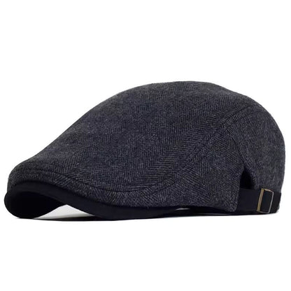 Colman Tweed Herringbone Flat Cap_1