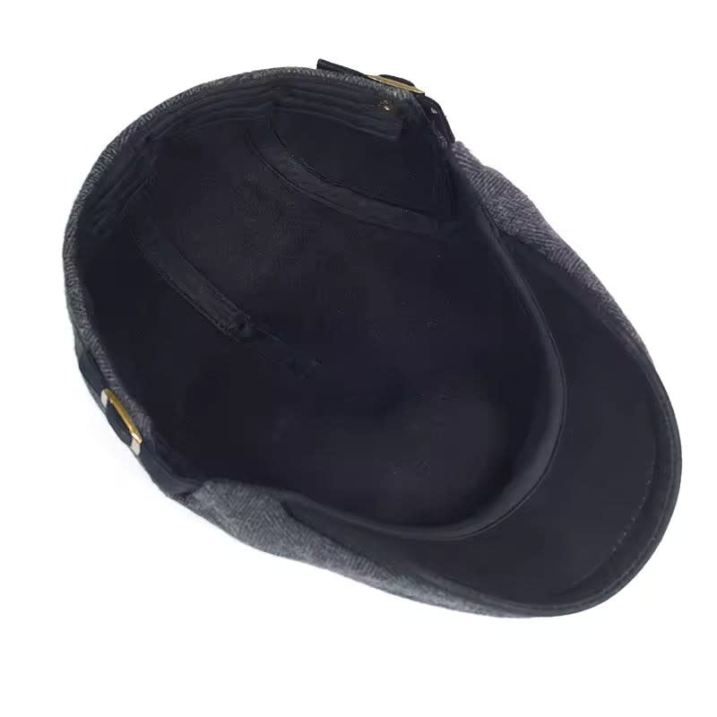 Colman Tweed Herringbone Flat Cap_10