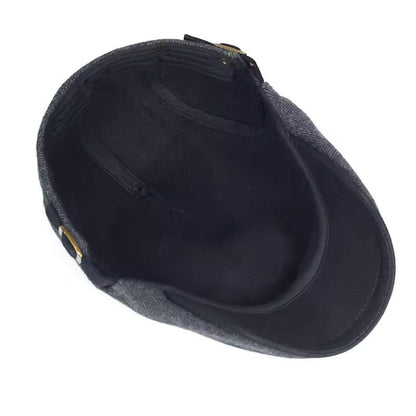 Colman Tweed Herringbone Flat Cap_10
