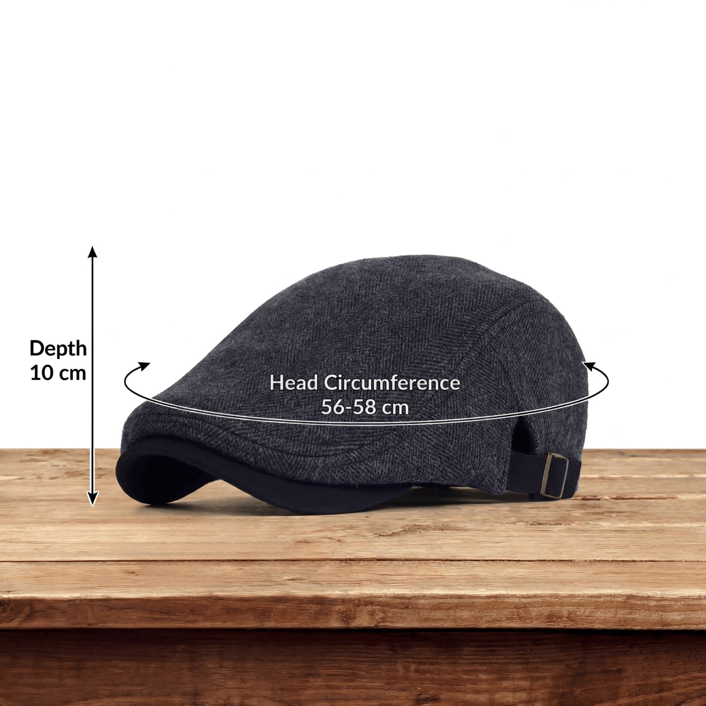 Colman Tweed Herringbone Flat Cap_3