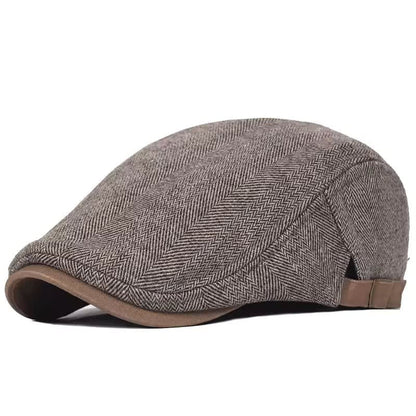 Colman Tweed Herringbone Flat Cap_8