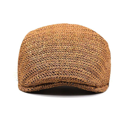 Kade Open Weave Adjustable Flat Cap_7