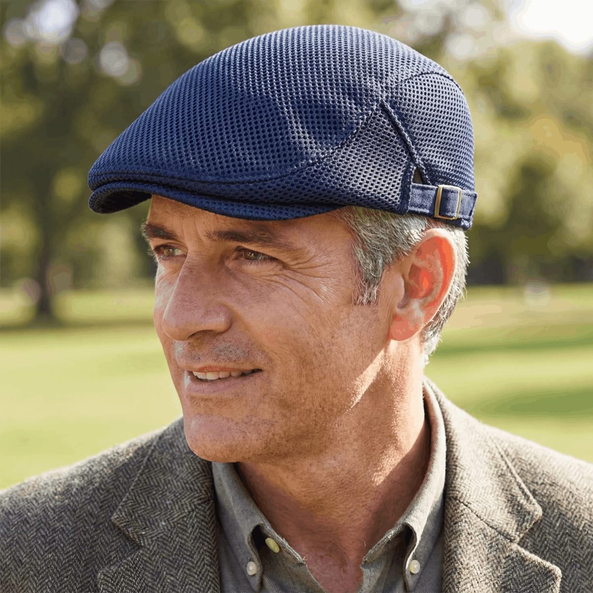 Palmer Breathable Mesh Flat Cap