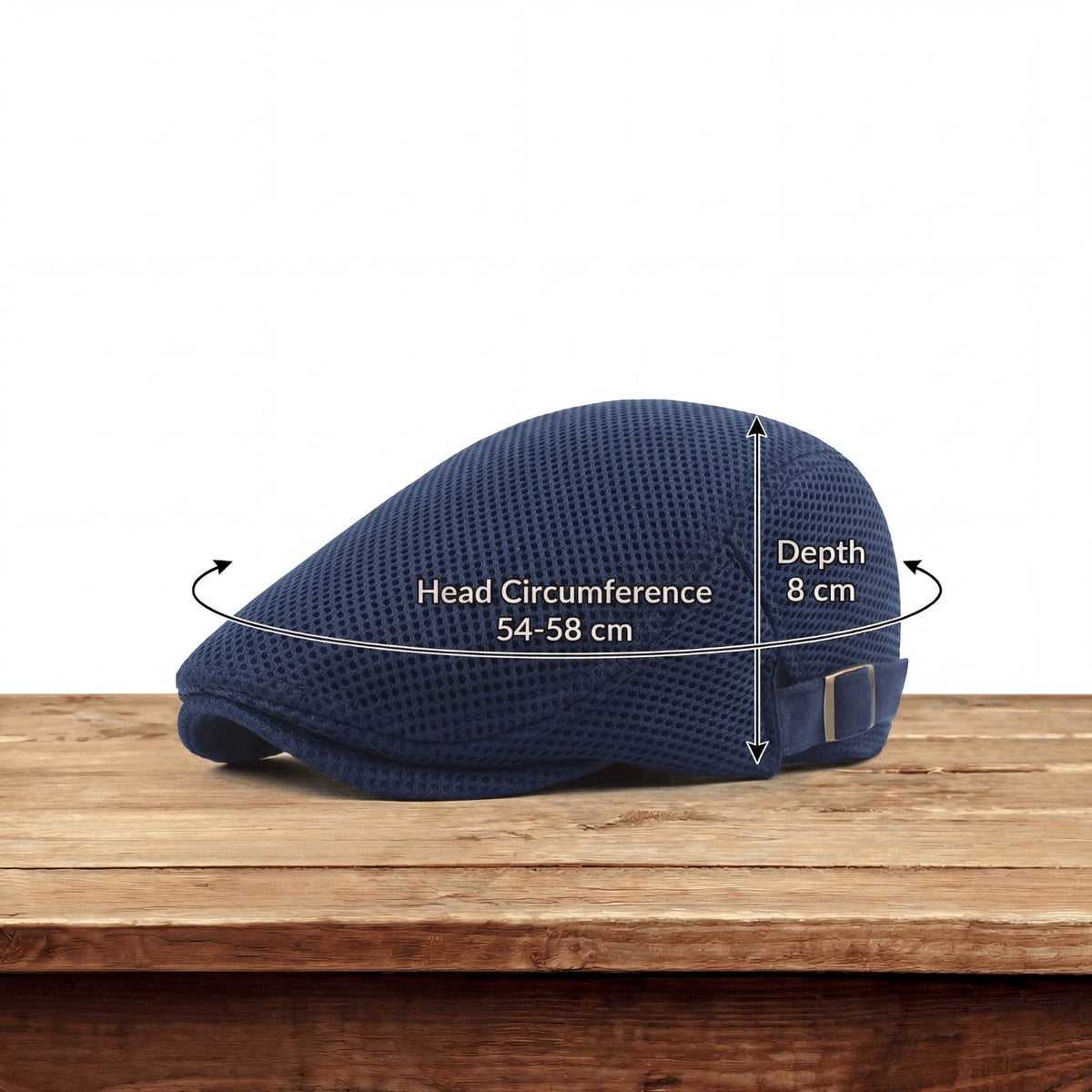 Palmer Breathable Mesh Flat Cap