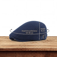 Palmer Breathable Mesh Flat Cap