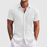 Alvin Ribbed Texture Short Sleeve Shirt
