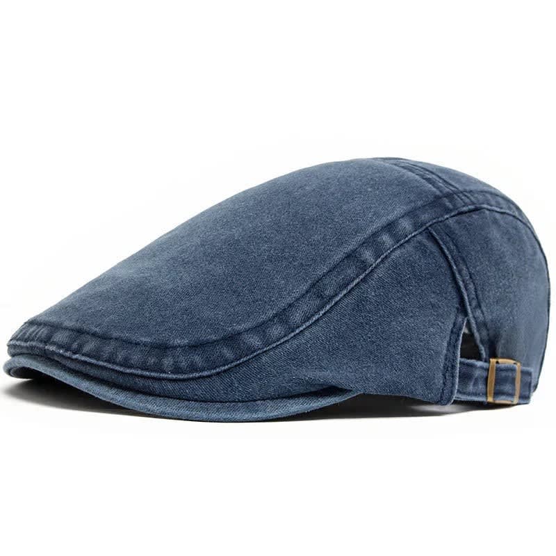 Lewis Classic Denim Flat Cap