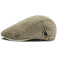 Lewis Classic Denim Flat Cap