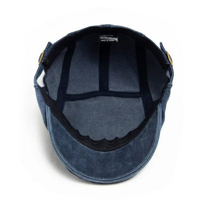 Lewis Classic Denim Flat Cap_12