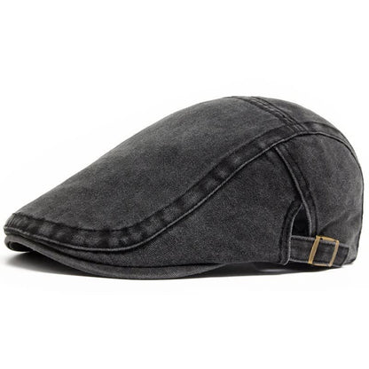 Lewis Classic Denim Flat Cap_7