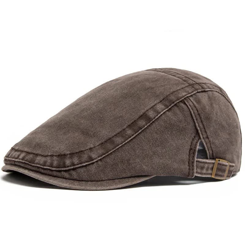Lewis Classic Denim Flat Cap