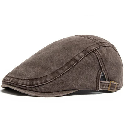 Lewis Classic Denim Flat Cap_8