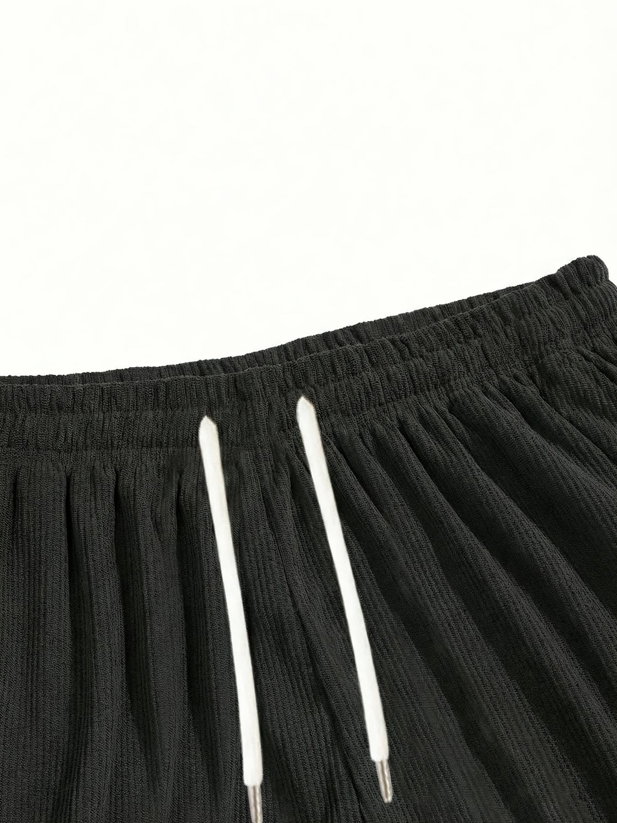 Frederick Soft Textured Drawstring Shorts