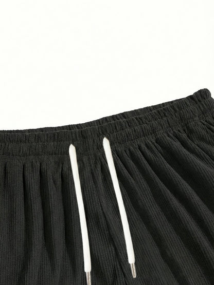 Frederick Soft Textured Drawstring Shorts_10